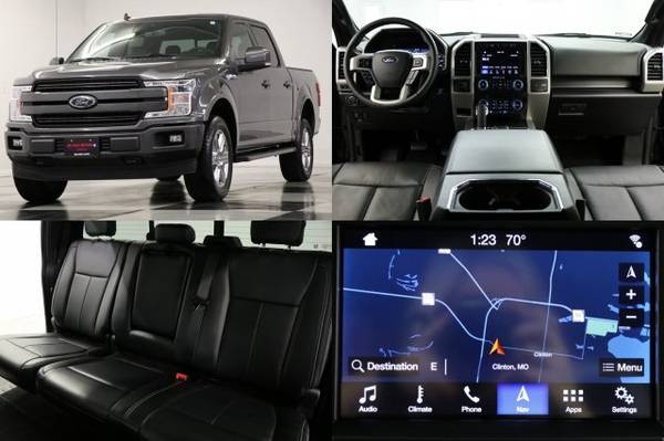 *GPS NAV & LEATHER* 2019 Ford *F150 CREW LARIAT 4WD* for sale in Clinton, KS
