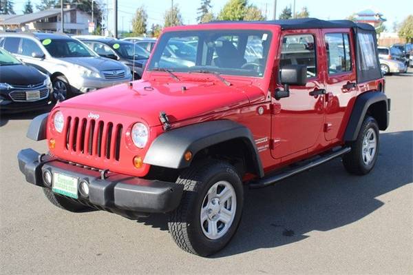 2011 Jeep Wrangler 4x4 4WD Unlimited Sport SUV - cars & trucks - by... for sale in Tacoma, WA – photo 7