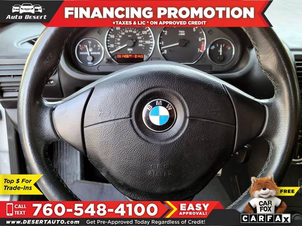 2002 BMW Z3 2.5i 2.5i Only $191/mo! Easy Financing! - cars & trucks... for sale in Palm Desert , CA – photo 4