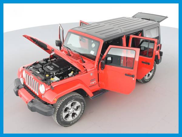 2016 Jeep Wrangler Unlimited Sahara Sport Utility 4D suv Red for sale in El Paso, TX – photo 15