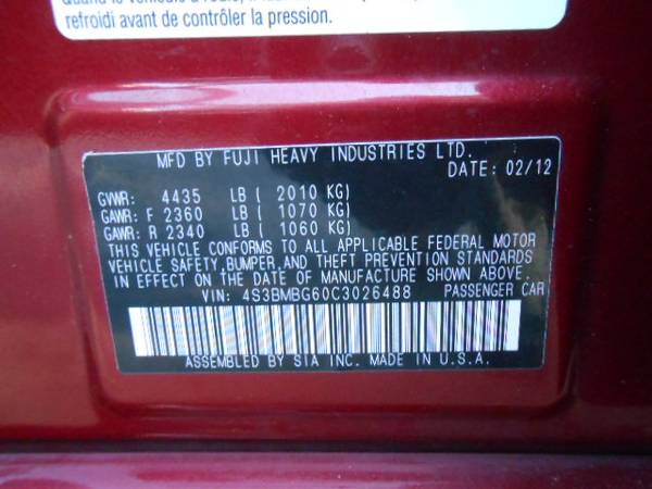 2012 Subaru Legacy 2.5i Premium AWD Sedan 136k Miles Mint Condition... for sale in Seymour, CT – photo 24