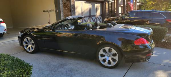 2006 BMW 650i Convertible - Immaculate Condition Black on Black for sale in Flowery Branch, GA – photo 13