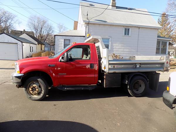 2003 Ford F550 Dump Truck 4WD !68k miles! (#8085) - cars & trucks -... for sale in Minneapolis, MN – photo 9