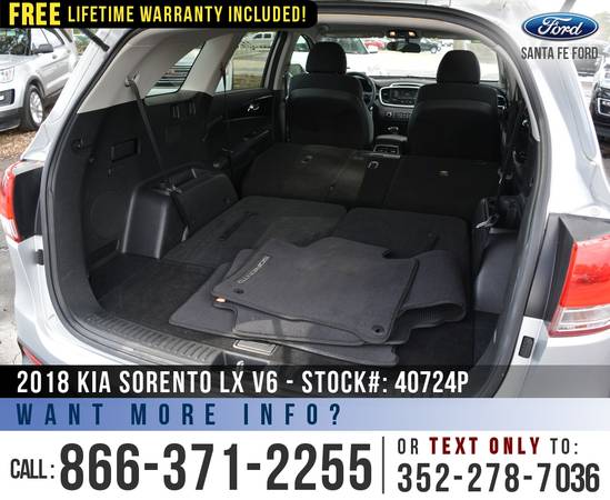 2018 KIA SORENTO LX SUV *** Camera, Cruise Control, Touchscreen ***... for sale in Alachua, FL – photo 19