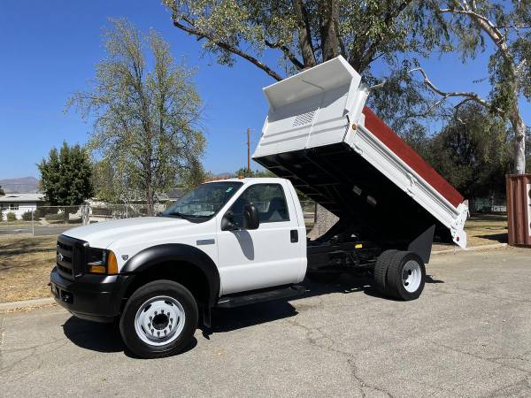 Certified 2007 Ford F-550 Gravel Dump Truck Only 22k Original Miles for sale in North Hills, CA – photo 2