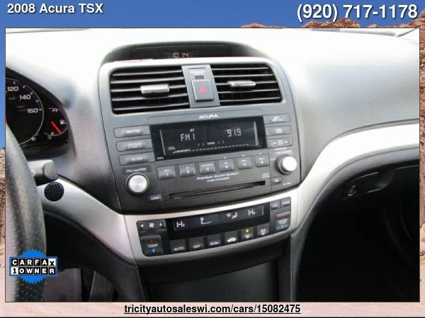 2008 ACURA TSX BASE 4DR SEDAN 5A Family owned since 1971 - cars & for sale in MENASHA, WI – photo 14