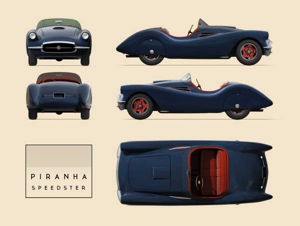 1952 Piranha Speedster - Vintage Sports Car Hot Rod Classic for sale in TAMPA, FL – photo 15