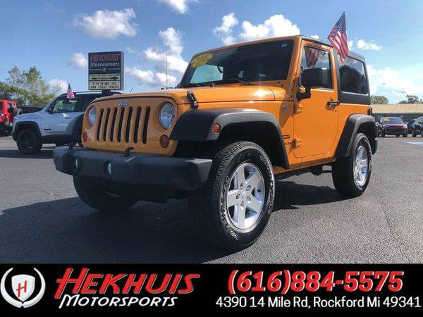 2012 Jeep Wrangler Sport 4x4 2dr SUV - EVERYONE IS APPROVED! for sale in Rockford, MI