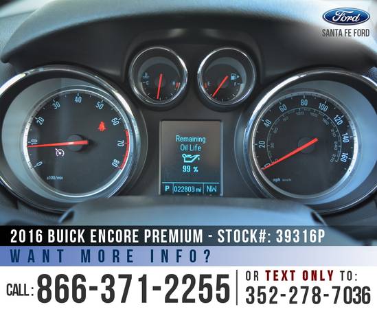 *** 2016 Buick Encore Premium *** BOSE Audio - Leather Seats - Onstar for sale in Alachua, GA – photo 16