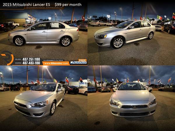 $99/mo - 2017 Mitsubishi Mirage G4 ES - 100 Approved! - cars &... for sale in Kissimmee, FL – photo 4