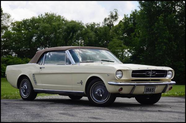1965 *Ford* *Mustang* *2dr Convertible Coupe* Yellow for sale in Cicero, IN – photo 11