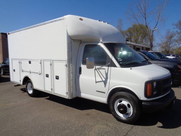 CHEV G-3500HD SERVICE UTILITY BOX CARGO VAN Give the King a Ring for sale in Savage, MN