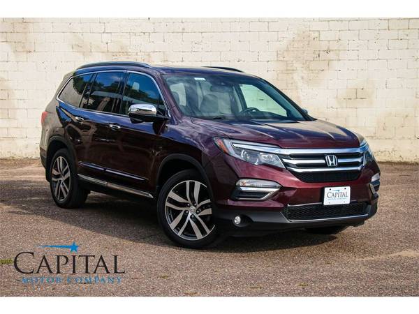 Clean Trade-In 2016 Honda Pilot Touring w/DVD, 3rd Row Seats! for sale in Eau Claire, IA