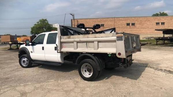 2016 FORD F550 4WD Crew Cab Diesel Dump truck with Plow for sale in Arlington Heights, IL – photo 6