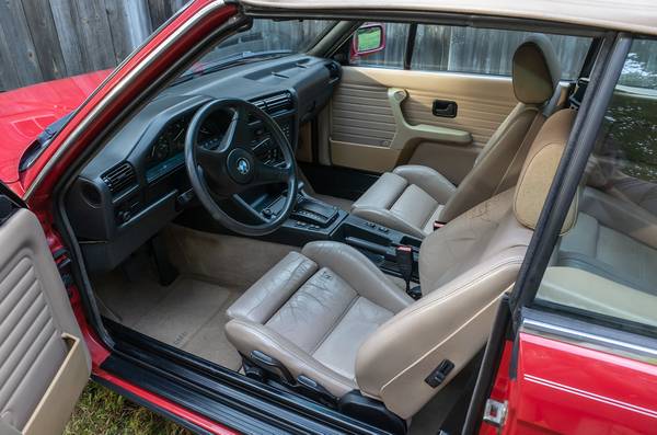 1989 BMW 325i Red Convertible for sale in East Greenwich, RI – photo 6