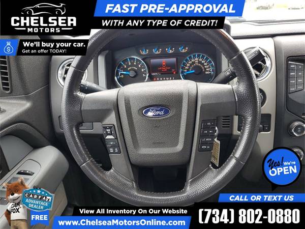 267/mo - 2013 Ford F150 F 150 F-150 XLT4WD XLT 4 WD XLT-4-WD Crew for sale in Chelsea, OH – photo 11