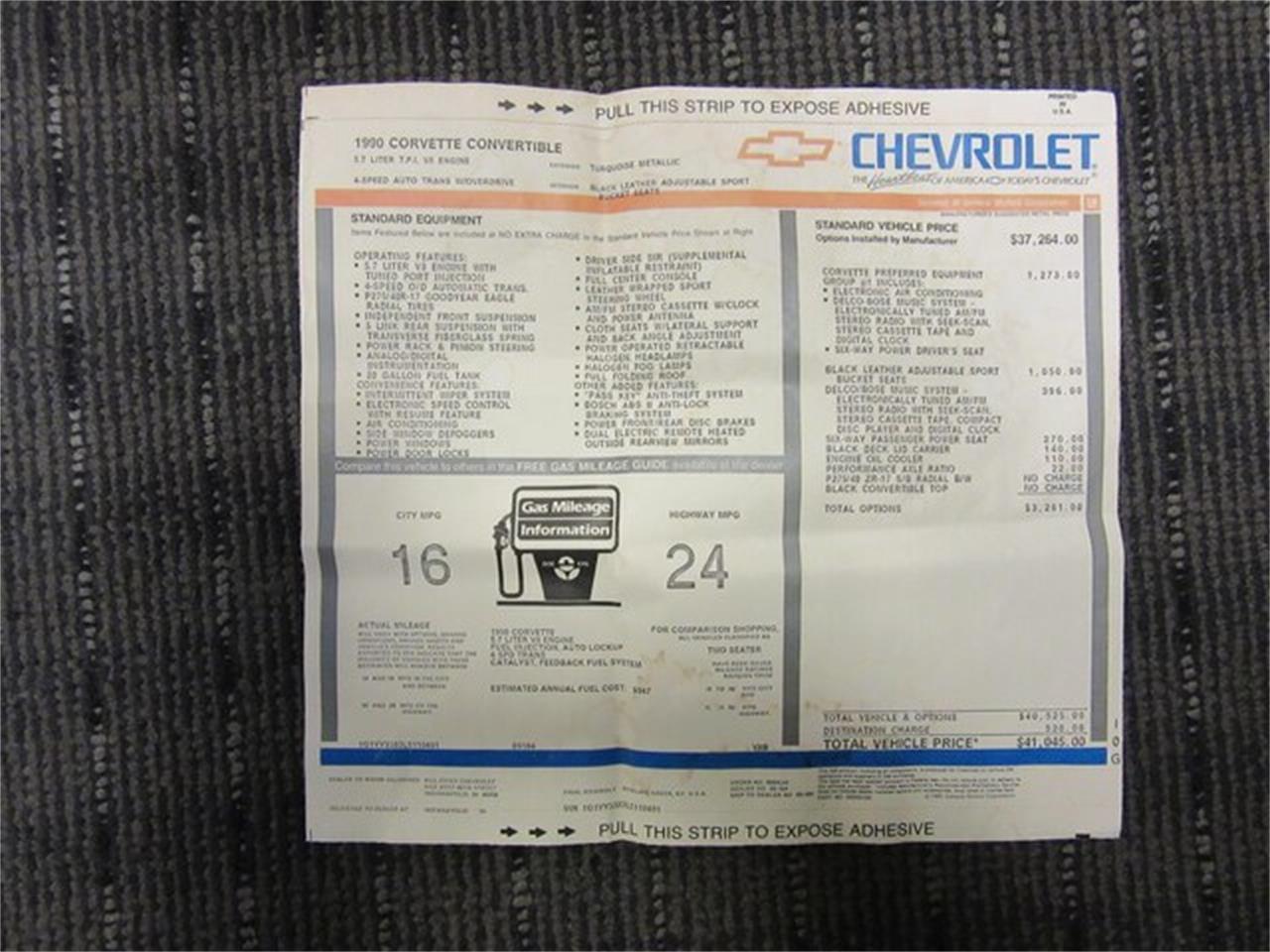 1990 Chevrolet Corvette for sale in Greenwood, IN – photo 44