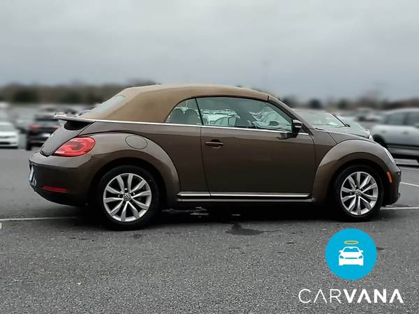 2014 VW Volkswagen Beetle TDI Convertible 2D Convertible Brown - -... for sale in Atlanta, WY – photo 12