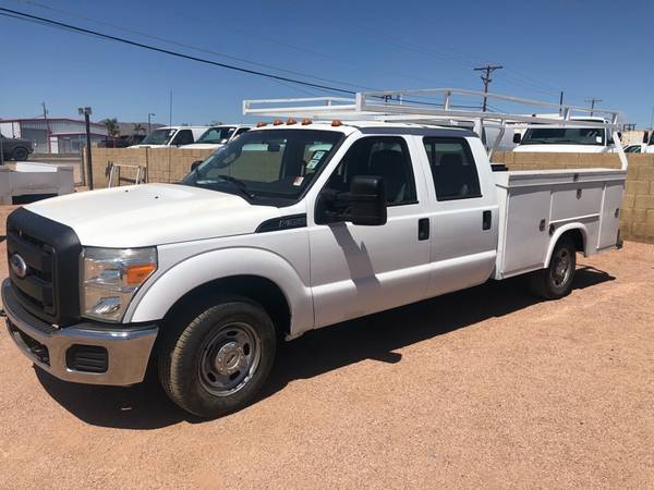 2011 FORD SUPER DUTY F-350 CREW CAB SERVICEBODY WORK TRUCK for sale in Mesa, UT – photo 2
