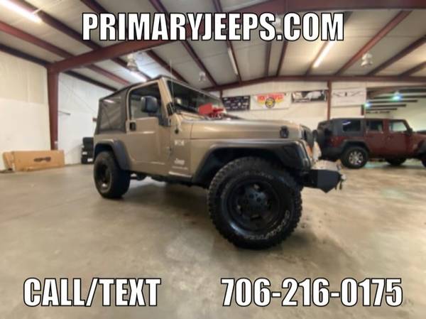 2004 Jeep Wrangler 4X4 IN HOUSE FINANCE - FREE SHIPPING - cars &... for sale in DAWSONVILLE, SC