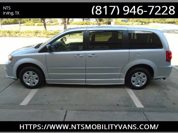 12 DODGE GRAND CARAVAN HANDICAPPED WHEELCHAIR MOBILITY MANUAL RAMP VAN for sale in Irving, MO – photo 6