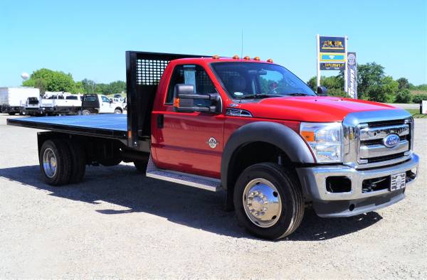 2012 Ford F450 XLT - 14ft Flatbed - RWD 6 7L V8 (A22027-FB) - cars & for sale in Dassel, MN – photo 2