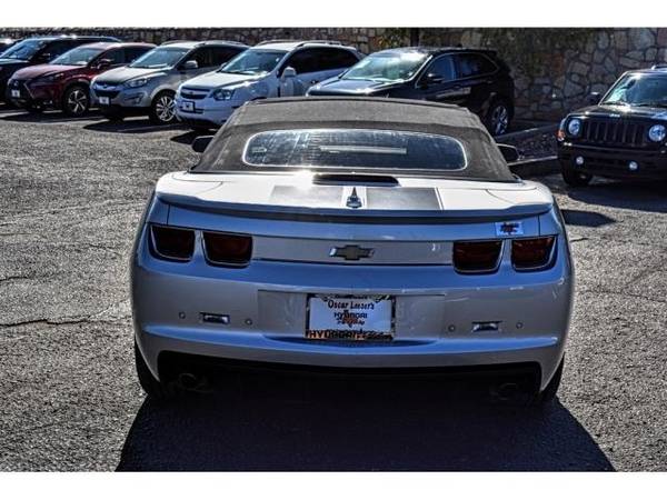 2013 Chevy Chevrolet Camaro 1LT Convertible Silver Ice Metallic for sale in El Paso, TX – photo 4