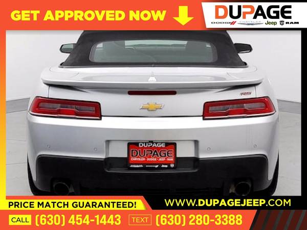 218/mo - 2015 Chevrolet Camaro LT - - by dealer for sale in Glendale Heights, IL – photo 6