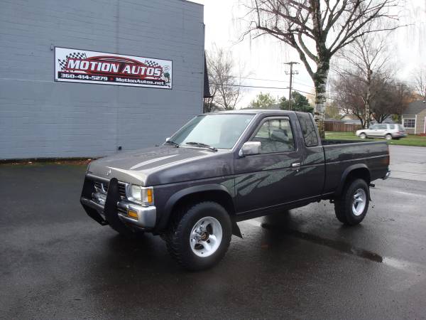 1995 NISSAN KING CAB PICKUP 4X4 V6 AUTO AC 176K MILES - cars &... for sale in LONGVIEW WA 98632, OR – photo 2