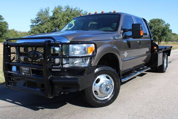 MUST SEE! 2015 FORD F350 DRW POWER STROKE! 4X4! CM FLATBED! LOW MILES! for sale in Temple, CT