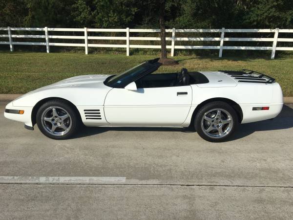 1991 corvette convertible 22k miles for sale in Spring, TX