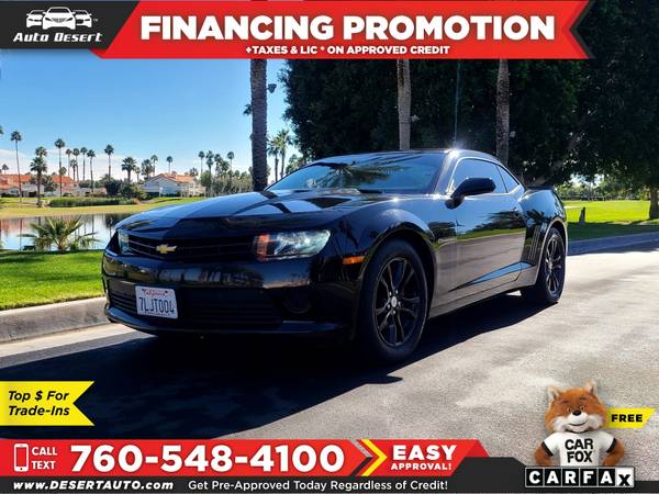 2015 Chevrolet Camaro 2LS 2 LS 2-LS 2LS 2 LS 2-LS Only 298/mo! Easy for sale in Palm Desert , CA – photo 6