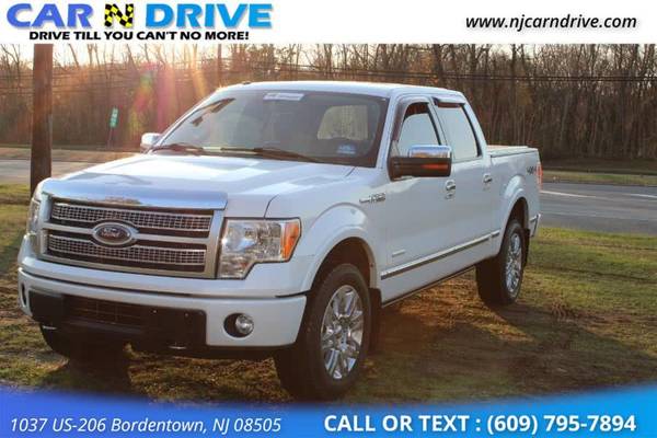 2012 Ford F-150 F150 F 150 Platinum SuperCrew 5.5-ft. Bed 4WD - cars... for sale in Bordentown, NJ