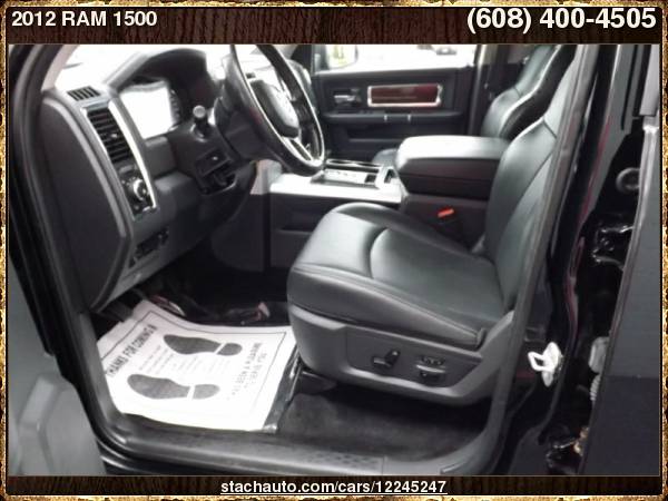 2012 Ram 1500 4WD Crew Cab 140.5" Laramie with Front center seat... for sale in Janesville, WI – photo 14