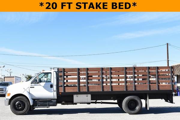 2009 Ford F-650 F650 24 FT Stake Bed 24' Flatbed Truck(24160) for sale in Fontana, CA – photo 4