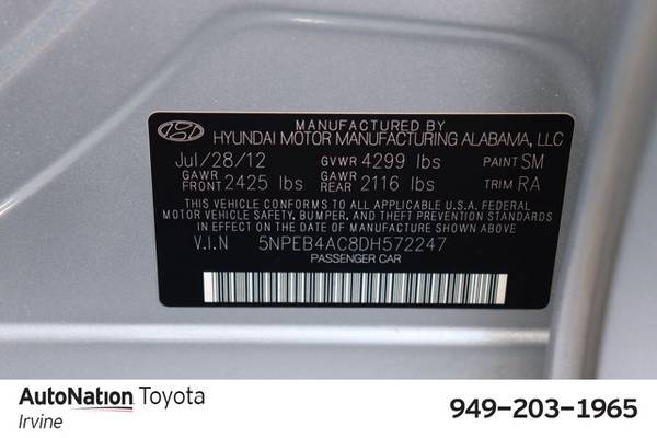 2013 Hyundai Sonata GLS PZEV SKU:DH572247 Sedan - cars & trucks - by... for sale in Irvine, CA – photo 24
