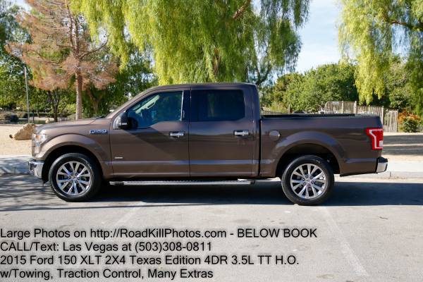 2015 Ford F150 XLT Texas Edition Crewcab 2X4 for sale in Las Vegas, NV