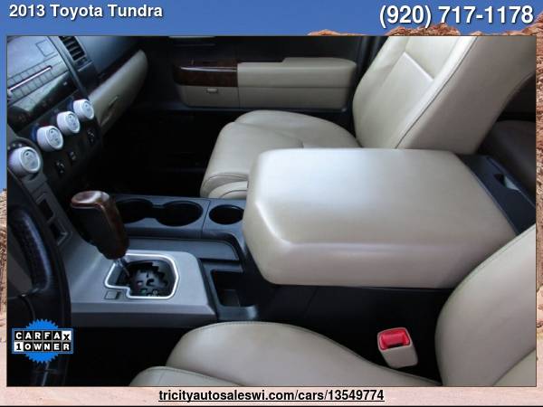 2013 Toyota Tundra Limited 4x4 4dr Double Cab Pickup SB (5.7L V8)... for sale in MENASHA, WI – photo 14