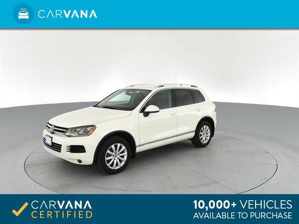 2012 VW Volkswagen Touareg VR6 Sport SUV 4D suv WHITE - FINANCE ONLINE for sale in Pittsburgh, PA – photo 6