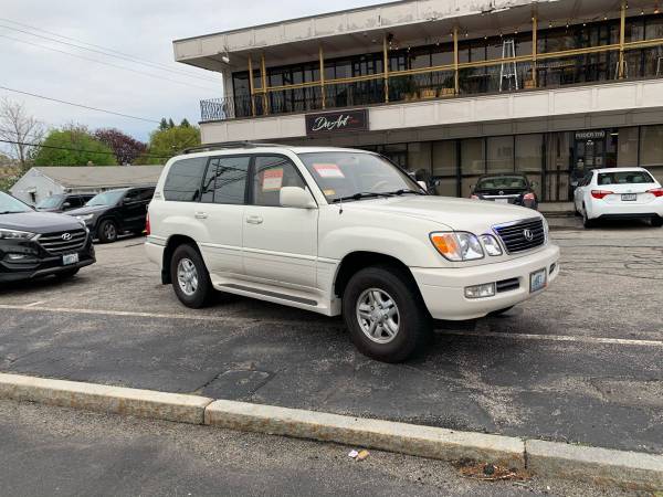2000 Lexus LX 470 1 Owner Low Miles White for sale in North Providence, RI