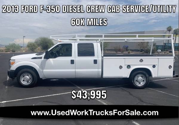 2013 Ford F-350 Super Duty Diesel Crew Cab Service/Utility Work for sale in Phoenix, TX