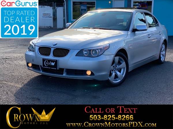 2007 BMW 530i One Owner Prestine 93k miles Local Car Clean Carfax/Titl for sale in Milwaukie, OR