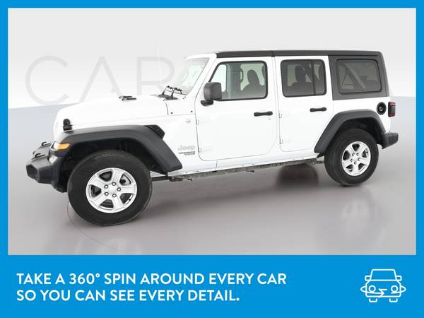 2018 Jeep Wrangler Unlimited All New Sport SUV 4D suv White for sale in San Marcos, TX – photo 3