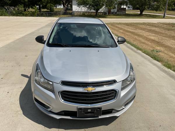 Silver 2015 Chevy Cruze LS (113, 000 Miles) - - by for sale in Dallas Center, IA – photo 3