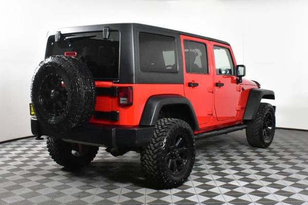 2015 Jeep Wrangler Unlimited Firecracker Red Clear Coat for sale in Meridian, ID – photo 6