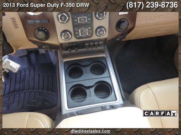 2013 Ford F 350 DRW 4WD Crew Cab Lariat DIESEL 100K MILES... for sale in Lewisville, TX – photo 15
