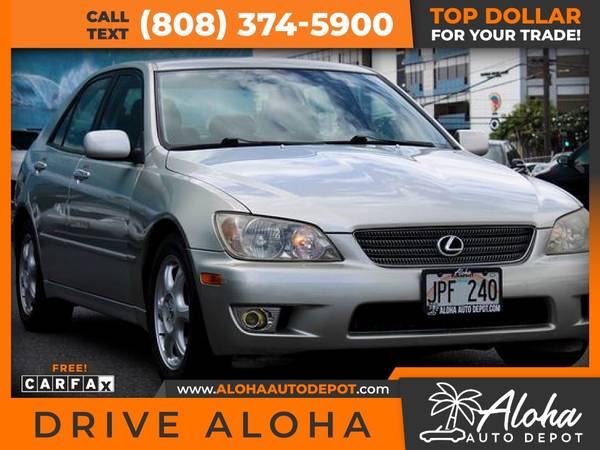 2001 Lexus IS IS 300 Sedan 4D 4 D 4-D for only 162/mo! - cars & for sale in Honolulu, HI – photo 8