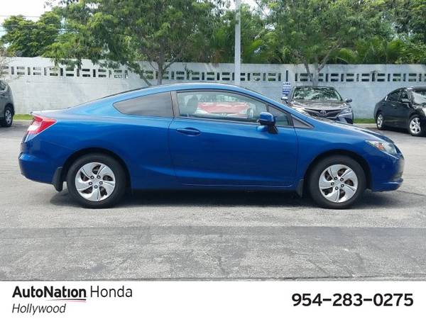 2013 Honda Civic LX SKU:DH532918 Coupe for sale in Hollywood, FL – photo 5