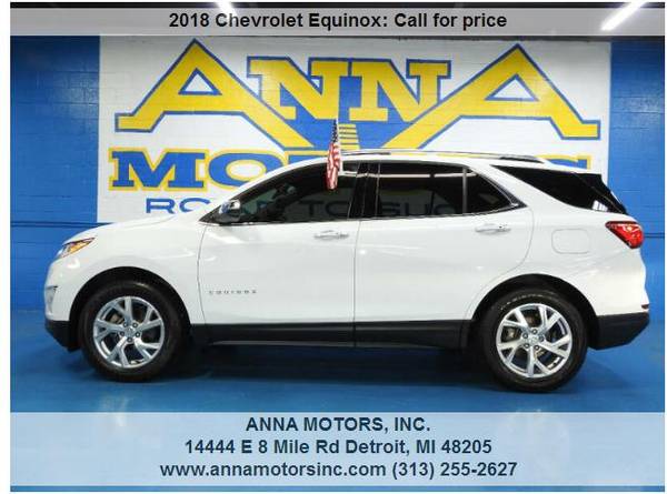 2018 CHEVROLET EQUINOX PREMIER, PAYMENT STARTING@$249*MONTHLY-STOP BY for sale in Detroit, MI