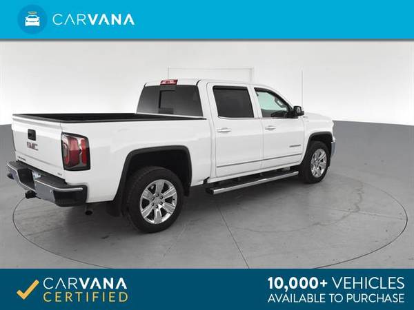 2018 GMC Sierra 1500 Crew Cab SLT Pickup 4D 5 3/4 ft pickup White - for sale in Albuquerque, NM – photo 11